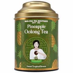 San-Cha Pineapple Oolong Tea - 50gm, 1.7 Ounce | Boost Metabolism Naturally & Aids Weight Management - Sweet Tropical Breeze Notes | Low Caffeine