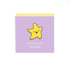 Notepad For Daily Notes & Ideas, Stylish "You Are Just Amazing" Memo Pad, 200 Blank Pages