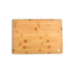 Bamboo Wood Chopping & Cutting Board For Chopping Vegetables, Fruits, Meat, Serving Platter, Small 28 Cms, 0.35 Kg - Bamboo Wood Rectangle Chopping Board