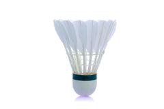 Butterfly Badminton Duck Feather Shuttlecock , Classic | White , Pack Of 10 , Ideal For Practice & Training Sessions