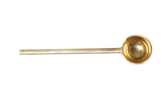 Golden Brass Ladle Or Karchi - Cooking And Serving Spoon | Heavy Guage Karchi, 12 Inch