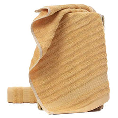 Mush Bamboo Hand Towels 600 Gsm | 100% Bamboo Gym Towel For Men & Women Workout Ultra Soft, Absorbent & Quick Dry Towel (Golden Brown)- Set Of 2