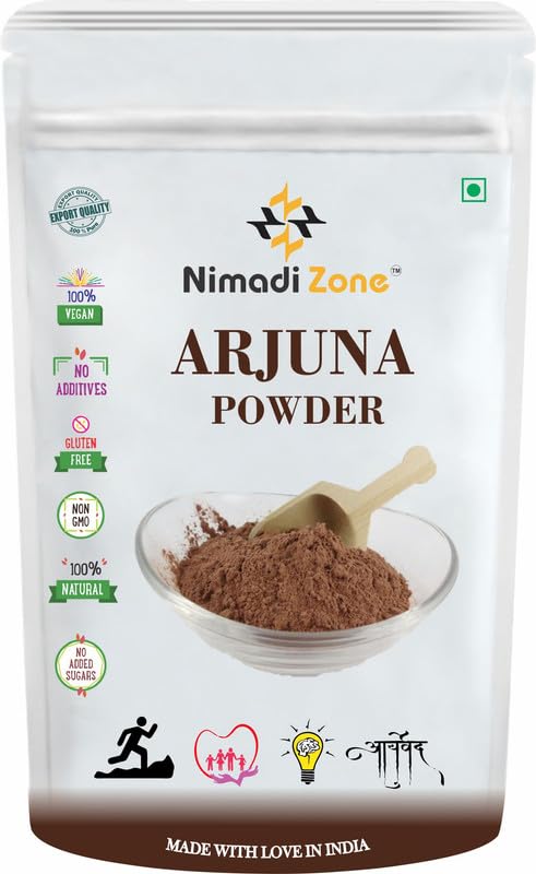 Nimadi Zone Arjuna Powder Arjuna Bark Terminalia Arjuna Chaal Powder For Cholesterol Control | 500gm 1.1lbs