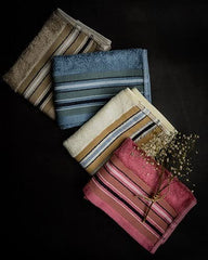 Mush Designer Bamboo Face Towel 600 Gsm | Ultra Soft, Absorbent & Quick Dry Face Towel - Emerald Blue, Ruby Red & Royal Beige (Set Of 3)