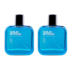 Wild Stone Hydra Energy EDP 100ml 3.4 Fl.oz. Pack Of 2 | For Men Body Spray Perfume | Long Lasting