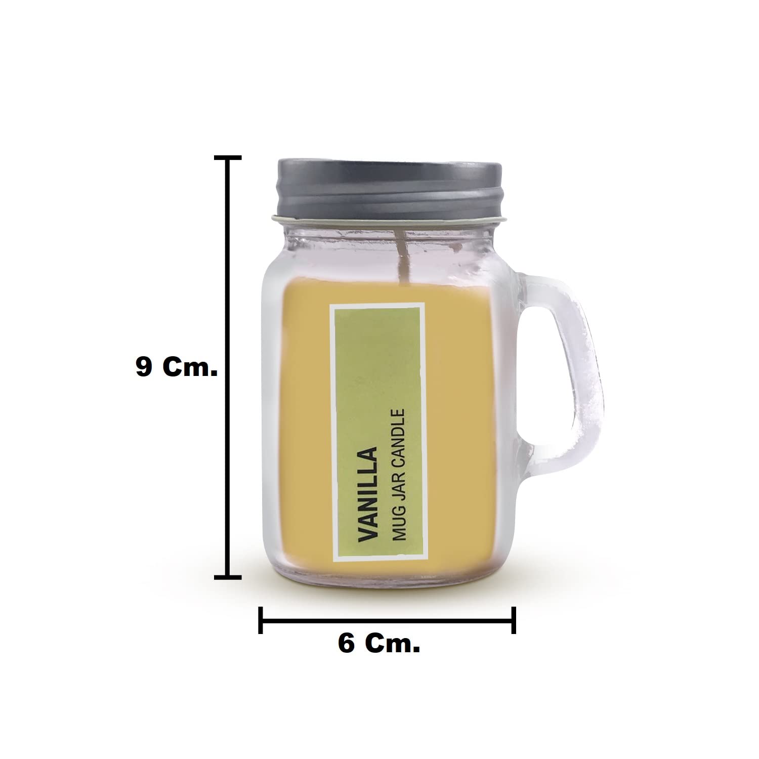 VANILLA FRAGRANCE MUG JAR CANDLE | BEST GIFT AROMA CANDLE | BURNING TIME 30 HOUR