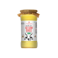 100% Natural Bilona Gir A2 Desi Ghee By First Bud Organics | Good Source Of Vitamin & Minerals Healthy Pure Desi Ghee Perfect For Supports Heart Health | (250ml) 8.4 Ounce | Jar Pack
