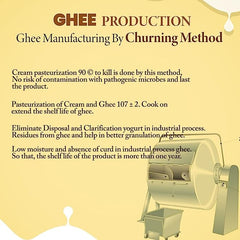 100% Natural Desi Ghee By Liladhar | Delicious & Nutrients Protein Fiber Healthy Desi Ghee Good For Body Joint Pain | 2 Litre (1 Litre * 2) 67.6 Ounce | Box Pack