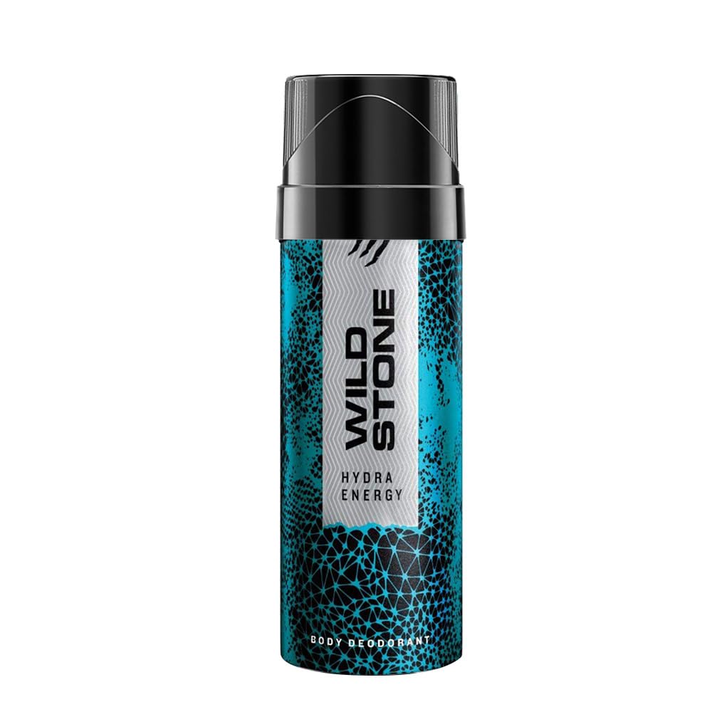 Wild Stone Hydra Energy Deodorant Men Body Spray 150ml 5.0 Fl.oz.| Perfect For Officewear