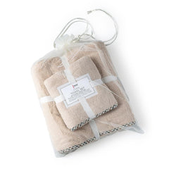 Spread Spain Microfiber Coral & Hand Towel 300 Gsm | Super-Soft Durable & Quick Drying Bath Towlels Gift Items (Rock)
