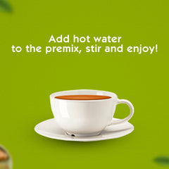 Society One Minute Tea Elaichi Flavor Instant Tea Premix - 500gm Jar, 17.6 Ounce | Made With Cardamom - Low Caffeine Chai Patti | Homemade Recipe Flavored Instant Tea