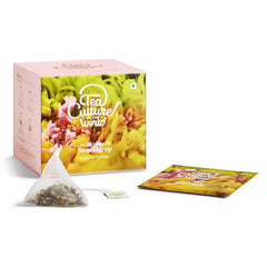 Tea Culture Of The World Sweet Sleep Herbal Tea - 16 Tea Bags | Soothing Sleep Tea For Stress & Anxiety - Made With Chamomile, Lavender, Hop Flower & Oat Straw | Medium Caffeine
