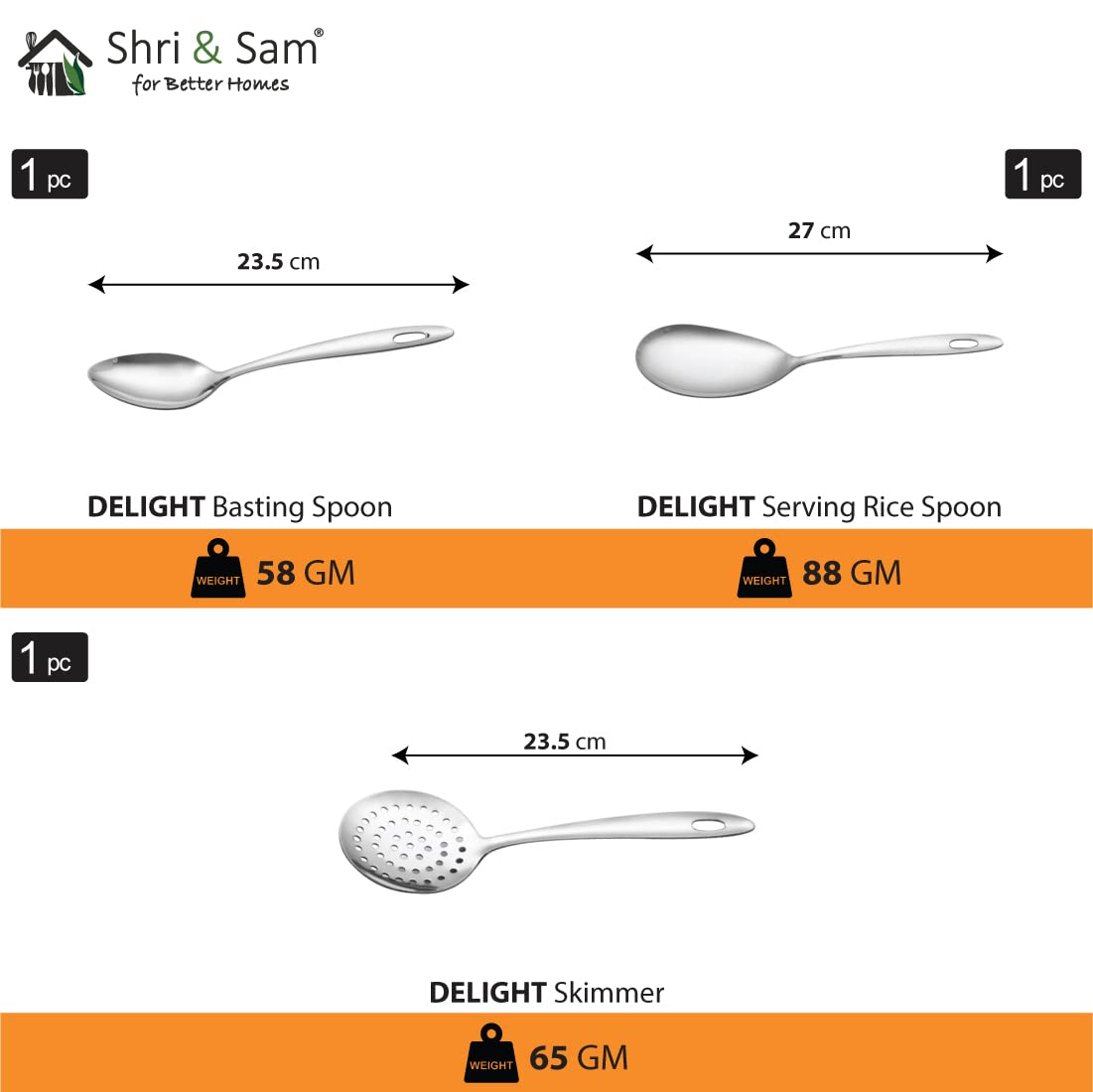 Stainless Steel Delight Solid Dinner Set Of 61 Pieces, Silver | Easy To Clean & Dishwasher Safe