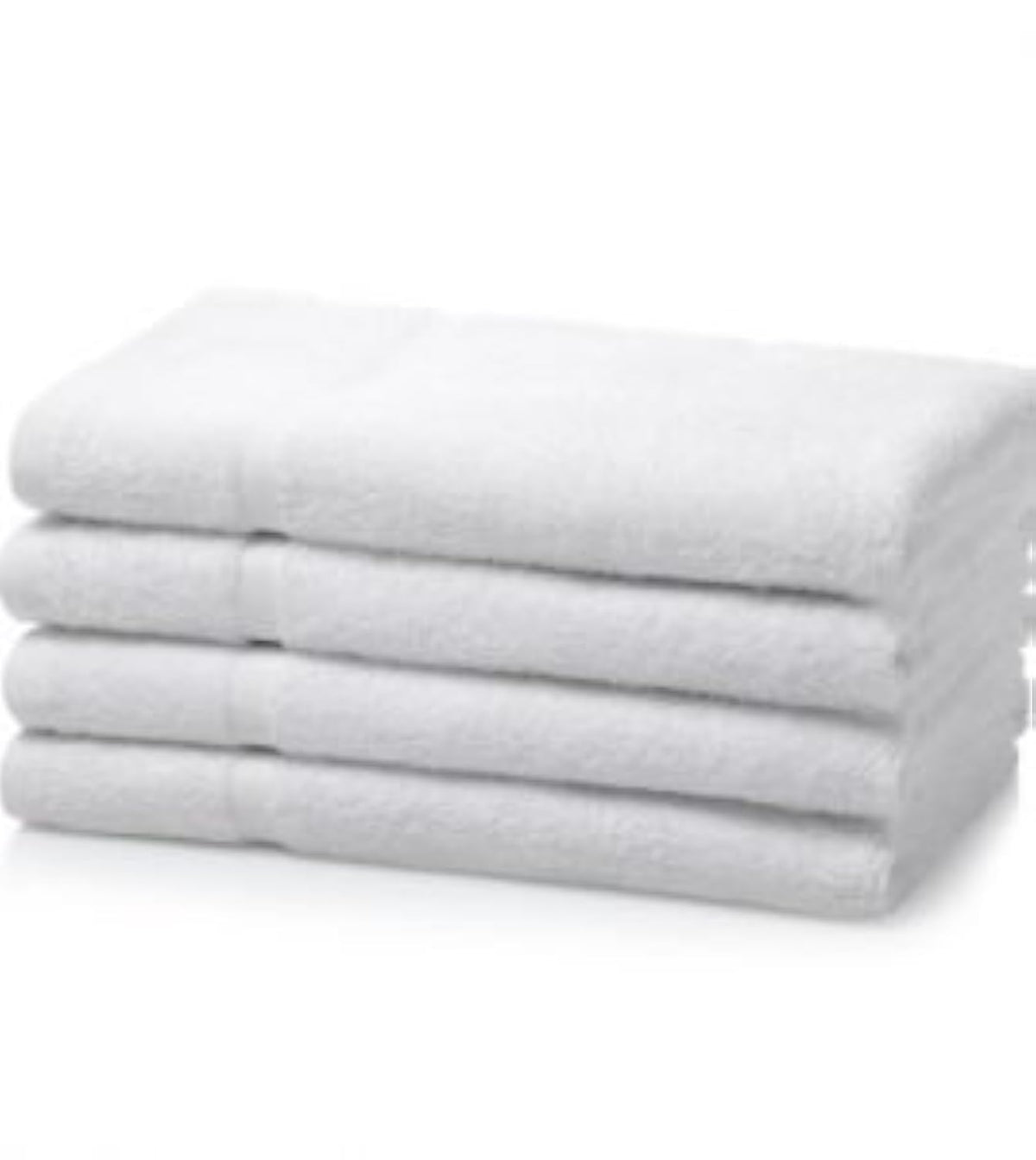 Fresh From Loom Luxury Fur Collection Hand Towel 500 Gsm Napkins Cotton High Absorbency Double Stitched Size (White) - Set Of 4