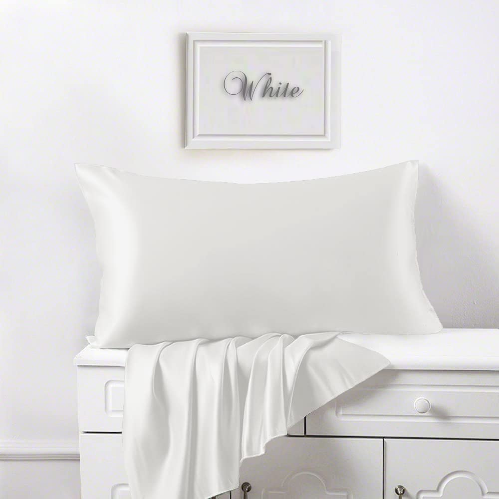 Plain Elastic Fitted King Size Bedsheet With 2 Pillow Cover - 90 X 100 Inches, White | 400 Thread Count Silky Soft | Naturally Soft, Breathable, & Skin-Friendly