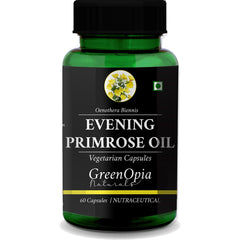 The Minies Naturals Evening Primrose Oil Vegetarian Capsules Skin & Health Relief From Menopause And Pms Well - Being, Boosting Immunity Supplement | 60 Capsules 100gm 0.2lbs