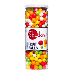 Shadani Fruit Balls (240gm), Mixed Fruit Flavour Candy Ball'S | Sweet & Colorful Candy-Toffee