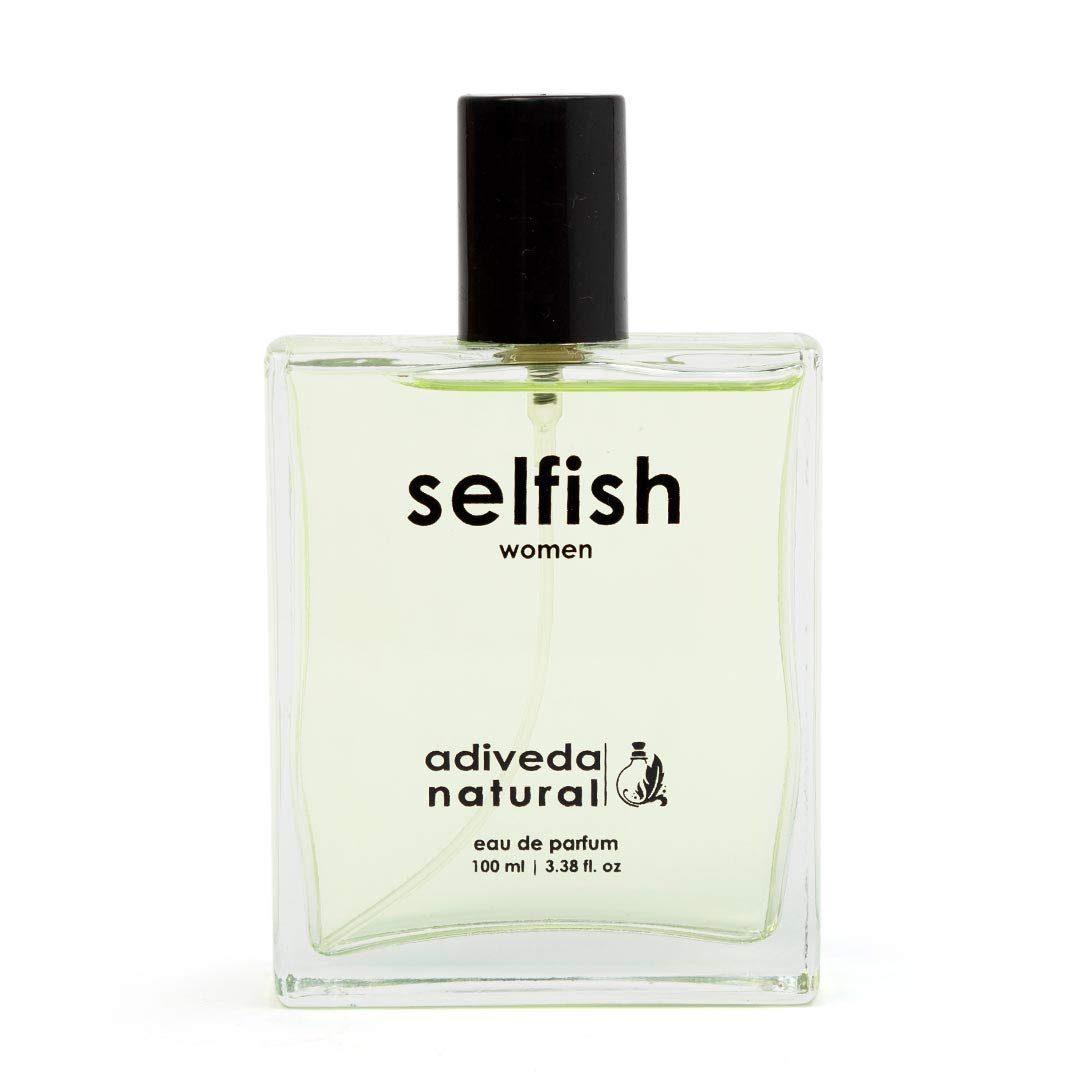 Adiveda Natural Selfish Eau De Parfum 100ml 3.38 Fl.oz. | Long Lasting Floral Perfume For Women | Ideal For Gifting