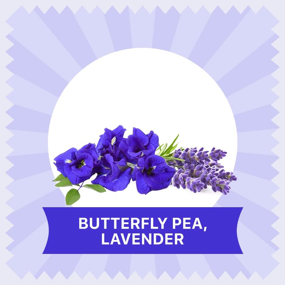 Blue Tea Combo Pack Of 2 - Butterfly Pea Flower Tea 25gm, 0.8 Ounce + Lavender Flower Tea 30gm, 1.05 Ounce | Antioxidant Rich - Caffeine Free, Gluten Free, Non GMO | Pet Jar Packaging