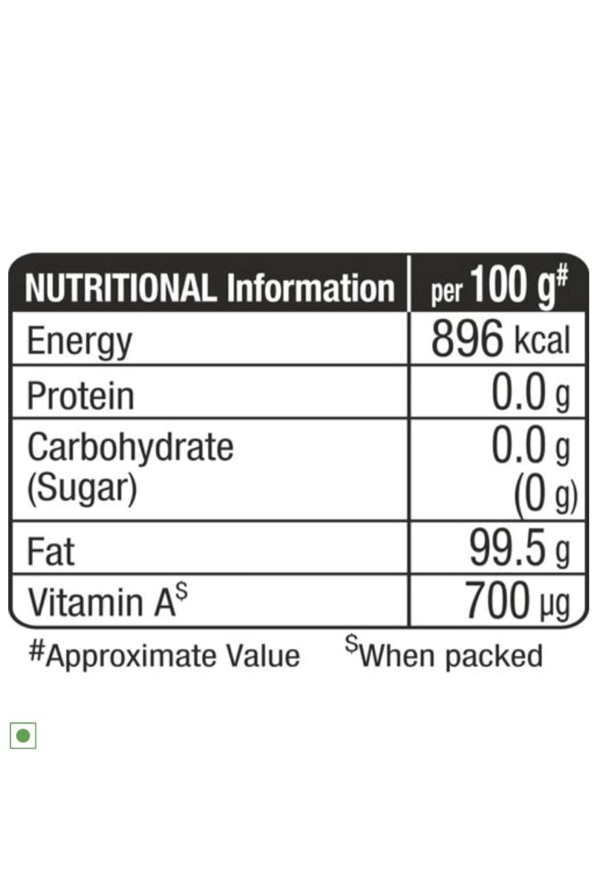 100% Pure Healthy Ghee By Mother Dairy | Good Source Of Energy & Vitamin A Healthy Great Taste Ghee Perfect For Halwa | (1 Liters) 33.8 Ounce | Box Pack