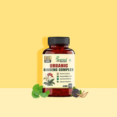 Humming Herbs Ginseng Complex 1480mg Enhanced Absorption With Korean Ginseng, Ginkgo Biloba, American Ginseng & Siberian Eleuthero | 90 Capsules 150gm 0.3lbs