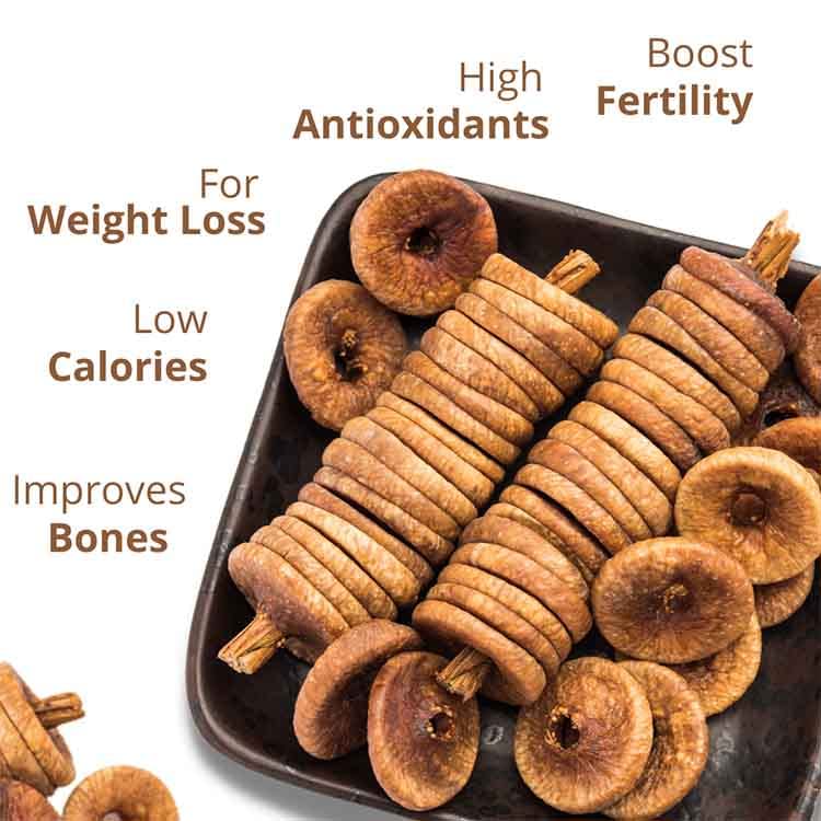 100% Natural Afghani Anjeer Figs By Almond Associates 1kg, | Dry Fruits For Body Mass Loss, Good For Physical Health, Increases Immunity & Purify The Blood | 35.2 Ounce