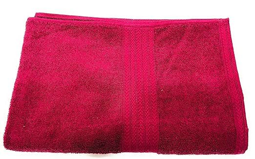 Bombay Dyeing Tulip Premium Cotton Large Size Bath Towel 500 Gsm (Rust Brown)