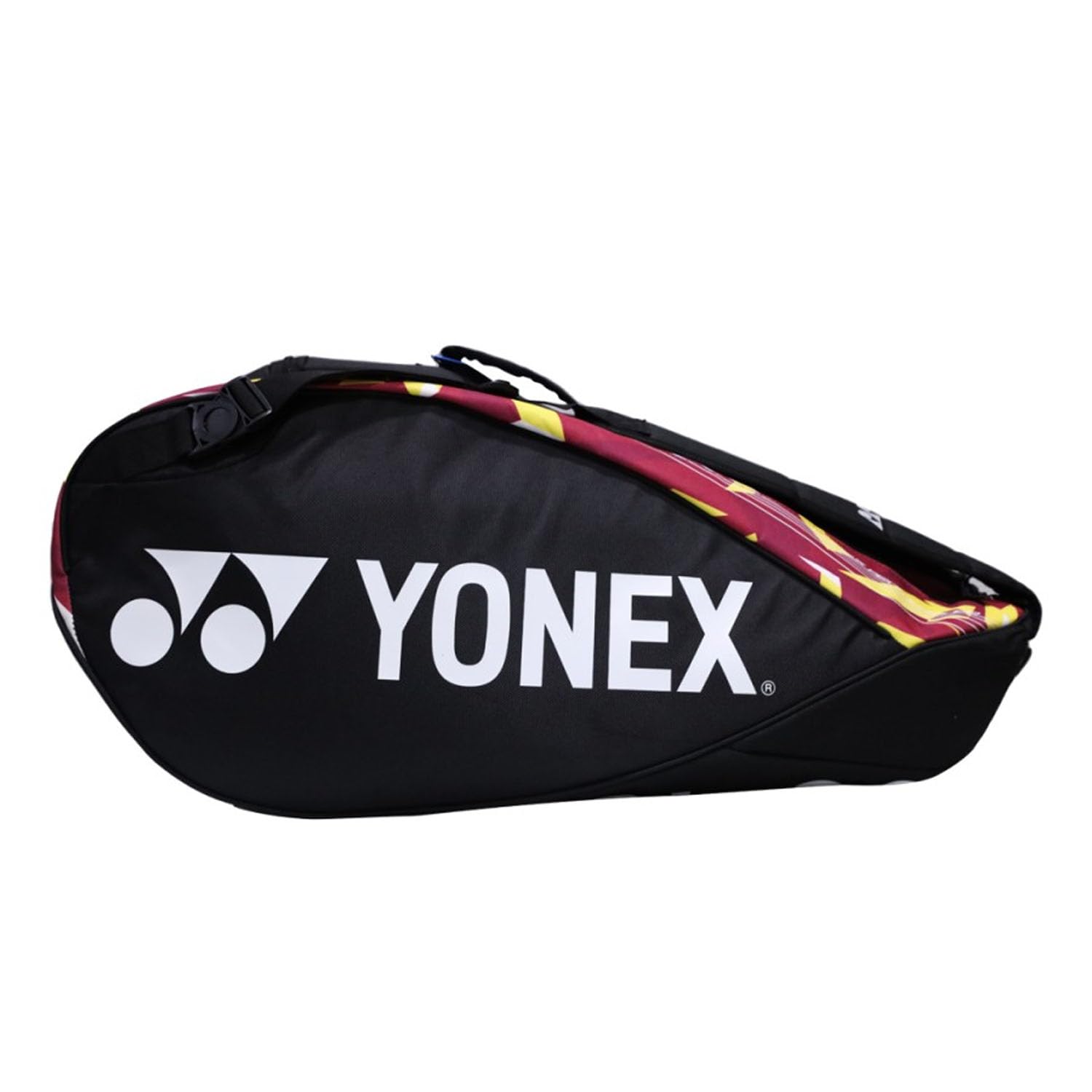 Yonex Badminton Champion Racquet Bag 22926T BT6 - SR | 6 Zipper Compartment For Saparate Storage, Colour - Creddish Rose, Size - Medium