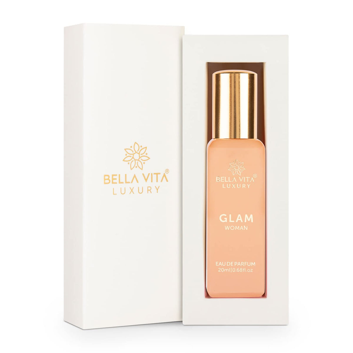 Bella Vita Luxury Glam Woman Eau De Parfum 20ml 0.68 Fl.oz. Women Fragrance | Long Lasting