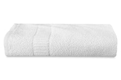 Vordvigo 100% Cotton Large Size White Bath Towels 2700 Gsm | For Hotel & Spa, Super Soft Absorbent Antibacterial Bath Towel (Pack Of 6)