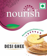 100% Natural Desi Ghee By Gavyratan | High In Protein Fiber Healthy Desi Ghee Good For Weight Management | (1 Litr) 33.8 Ounce | Box Pack