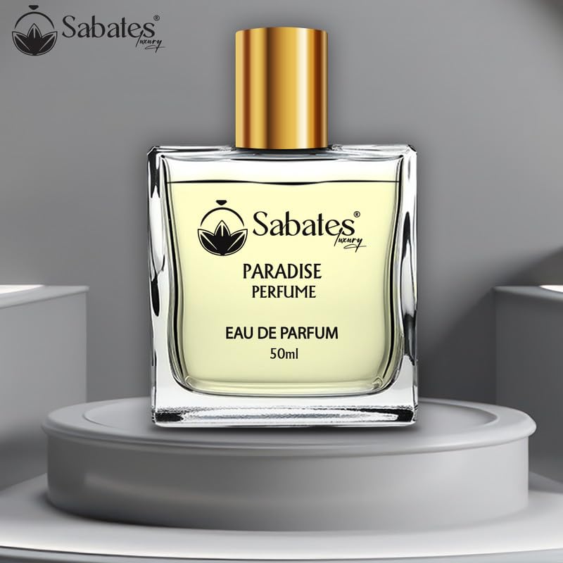 Sabates Paradise Eau De Parfum 50ml 1.6 Fl.oz. | Long Lasting Refreshing Oud And Musk Fragrance For Unisex