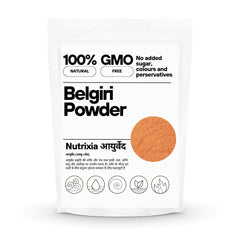 Nutrixia Ayurved Belgiri Powder Bael Giri Powder Aegle Marmelos, No Added Preservatives & No Artificial Colors | 1 Kg 2.2lbs