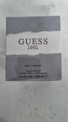 Guess 1981 Eau De Toilette For Men 100ml 3.4 Fl.oz. | Long Lasting Fragrance