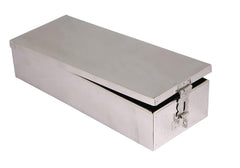 High Grade Stainless Steel Premium Bank Safe Locker Box For Cash Box, Jewellery, Cheque Book, Multipurpose Storage Security Box, Fits In Any Bank Locker Size -12 Inch, Special Feature - Portable