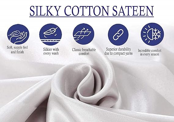 Bed Pillows, Down Alternative Bedding Cooling Pillow For Sleeping, White, Standard Size - 16 X 16 Inch | Soft & Breathable Cover, Soft Pillow, Easy Care, Comfortable Pillow - Pack Of 4