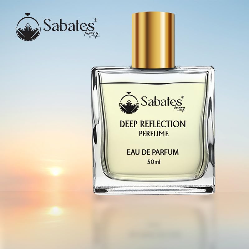 Sabates Deep Reflection Eau De Parfum 50ml 1.6 Fl.oz. | Woody & Warm Fragrance For Men & Women