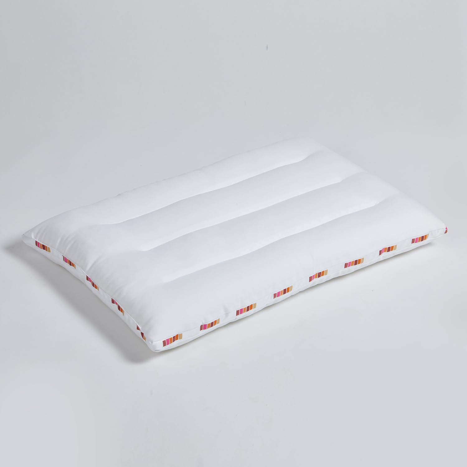 Slim Pillow For Sleeping, Ideal For Head & Spine, White, Standard Size - 26 X 16 Inch | Ideal For Both Back And Stomach Sleepers, Luxurious Pillow Comfort For Everyday Use - Bed Pillow