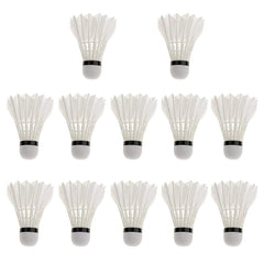 VST Badminton Feather Shuttlecocks Speed 78 With Stability And Durability , High Speed Birdies | White Pack Of 10