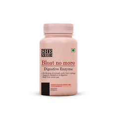 Sheneed Bloat No More - Digestive Supplement With Herbal Essential For Bloating, Improves Digestion, Constipation Relief, Bloating & Acidity, Improve Digestive Health | 60 Capsules, 100gm 0.2lbs
