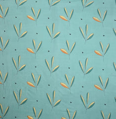 Printed Double Bedsheet With 2 Pillow Covers - 86 X 88 Inches, Sea Green | Soft Brushed Microfiber - Breathable & Wrinkle Free