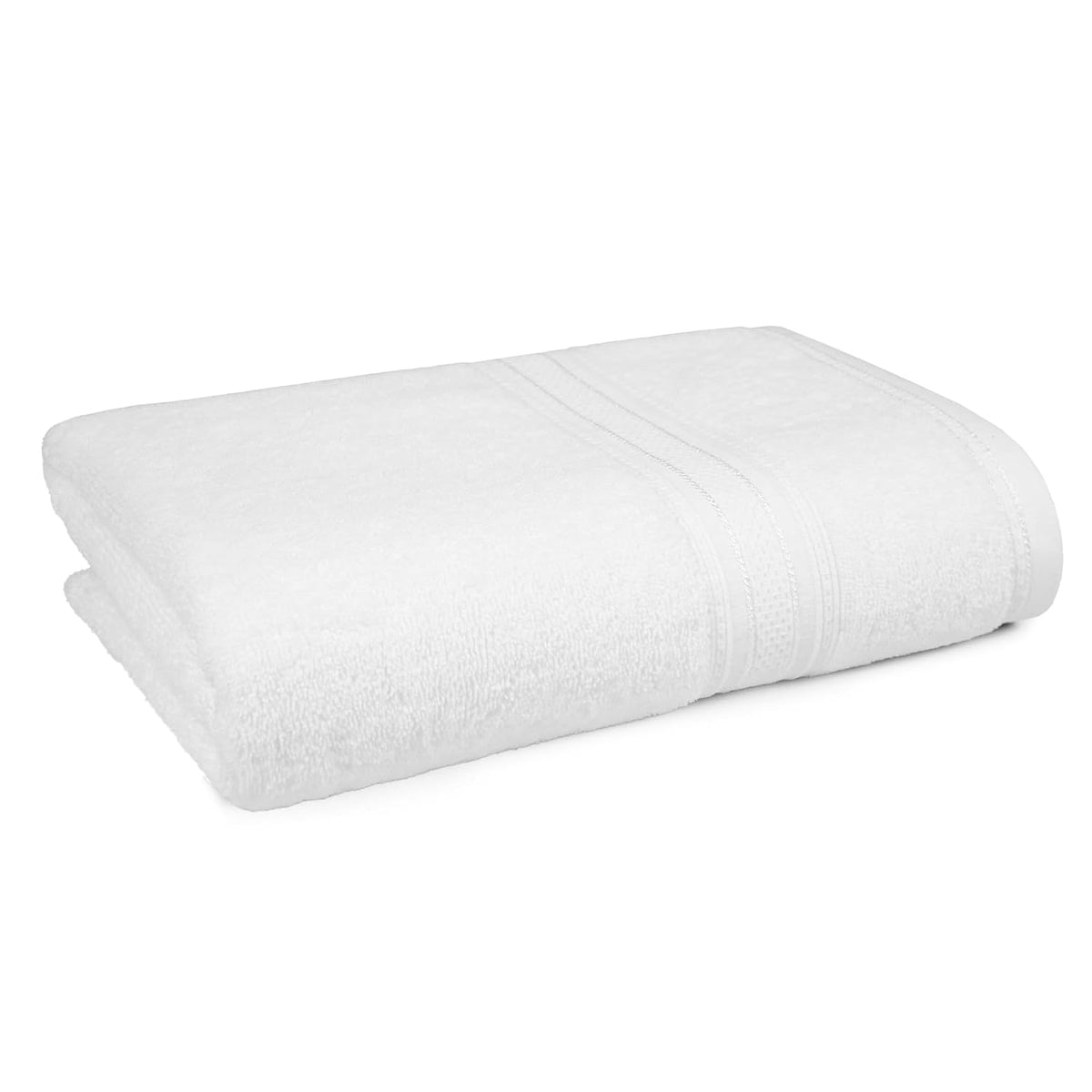 Mytrident Cotton Bath Towel 700 Gsm | For Men & Women Classic Towel 100% Cotton Bath Towel (Dream White)