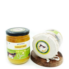Natural Malnad Gidda Cow Ghee By Gorochana | Rich In Nutrients & Immunity Natural & Healthy Cultured Desi Ghee | (500ml) 16.9 Ounce | Jar Pack
