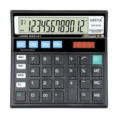 Desktop Calculator Solar Battery Dual Power 10 Digit LCD Display | 1 Year Warranty - Suitable For Office, School And Home