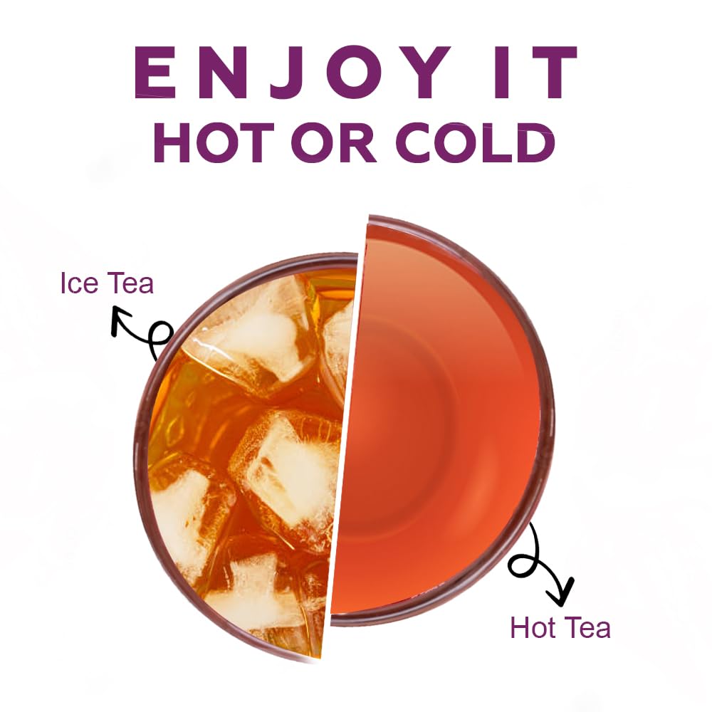 Chayam Baron's Earl Grey Tea - 20 Pyramid Tea Bags | Citrusy Orange Peel & Blue Corn Flower - Make Hot Or Iced Tea | Low Caffeine, Antioxidant Rich