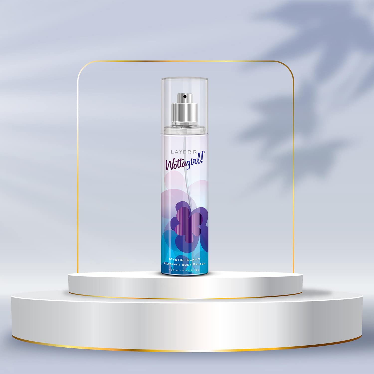 Layer'r Wottagirl Mystic Island 135ml 4.56 Fl.oz. + Mandarin Twist 60ml 2 Fl.oz. Body Splash For Women