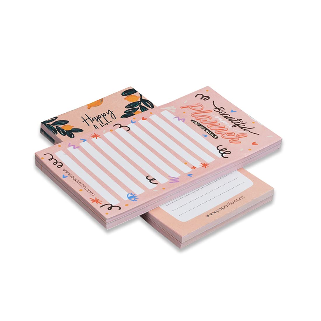 Daily To Do Writing Pads, Daily Planner, Notepads, Simply Tear Off Sheet | Set Of 4, 50 Pages