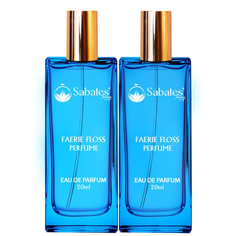 Sabates Faerie Floss Eau De Parfum Ech 20ml 0.6 Fl.oz. Combo Of 2 | Aromatic Blend Of Masculine Fragrance For Women