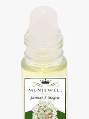 Menjewell Jannat-E-Mogra Eau De Perfume Attar 9ml 0.3 Fl.oz. | Unisex Fragrance | Long Lasting