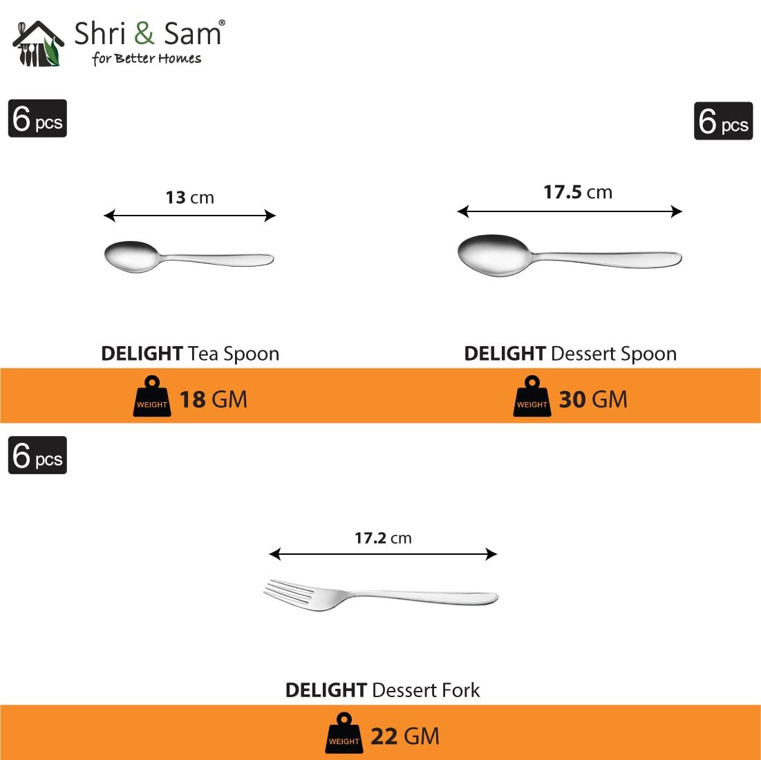 Stainless Steel Delight Solid Dinner Set Of 61 Pieces, Silver | Easy To Clean & Dishwasher Safe